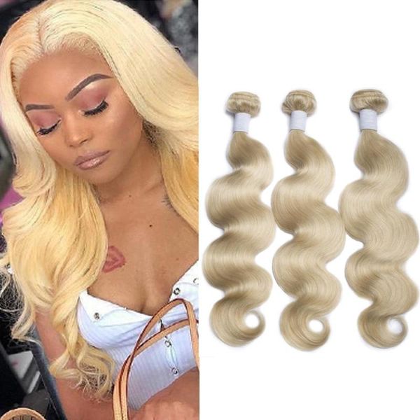 

human hair bulks alibele 613 body wave bundles brazilian weaves 100% 10-28 inch remy extension 3, Black