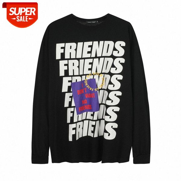 

american letter printing long-sleeved t-shirt men's bf lazy romantic loose round neck bottoming shirt compassionate #gw24, White;black