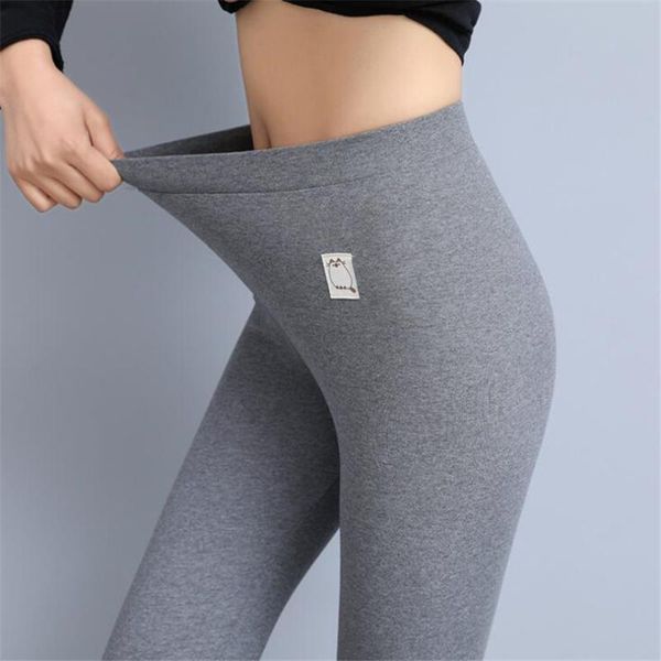 

women's pants & capris ljcuiyao winter leggings warm high waist thick velvet legging all-match ankle length stretch jeggings, Black;white