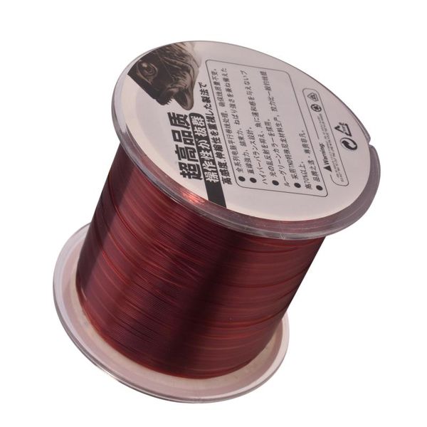 Traid linha de trança pesca super forte multifilamento PE 500m Nylon vermelho Nylon vermelho