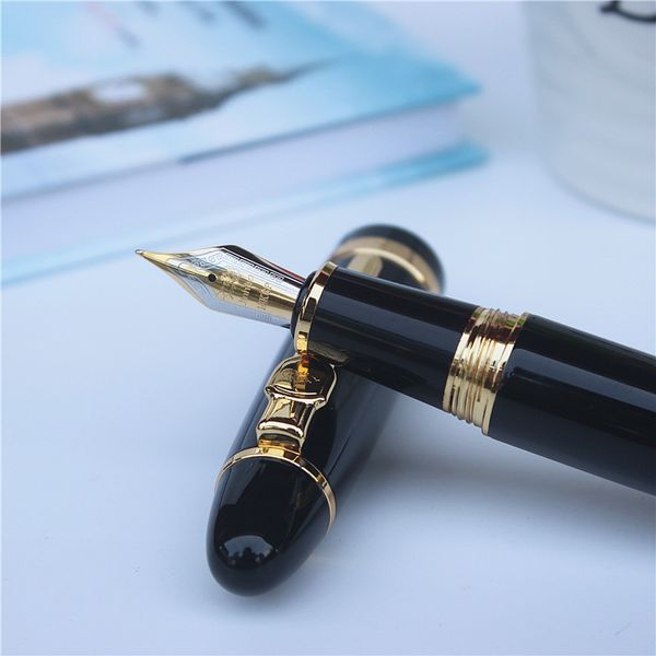 

jinhao 159 18kgp 0.7mm medium wide nib fill with a black pen pouch 8 colors to choose