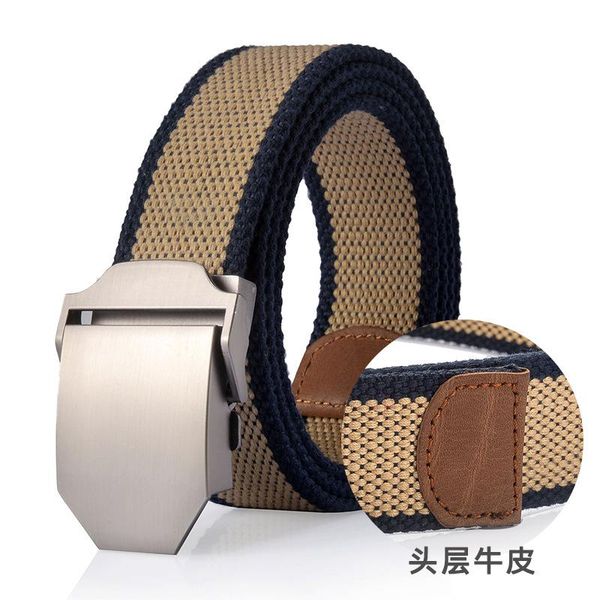 

belts vintage smooth buckle canvas belt men's accessories jeans width, Black;brown