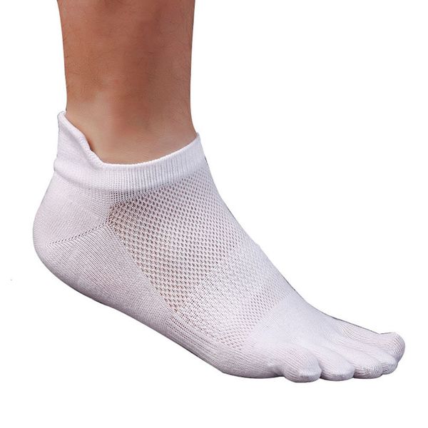 

pair ne breathing men five fingers teen effects color mesh socks, Black