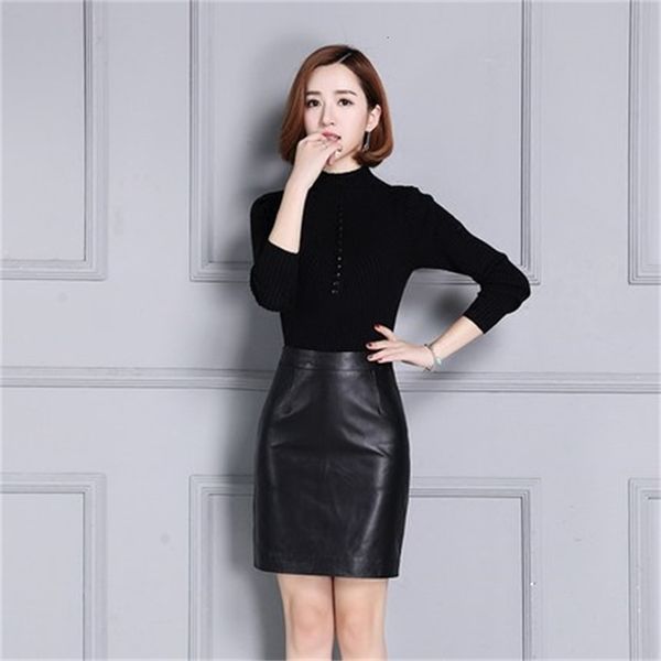 

genuine women sheep skin exit k101 k2zo, Black