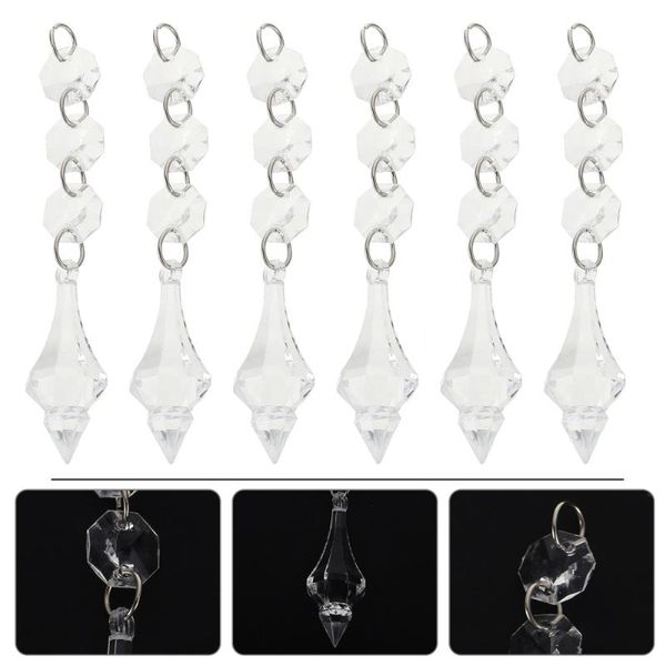 

20pcs crystal door beads hanging ornament lamp decor chandelier accessories
