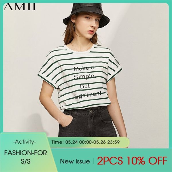

minimalism summer fashion tshirt for women offical lady letter embroidery oneck cotton women's 12130140 210527, White