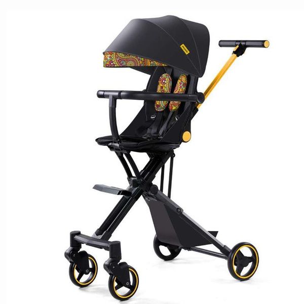 

strollers# high landscape baby stroller foldable and plane with awning