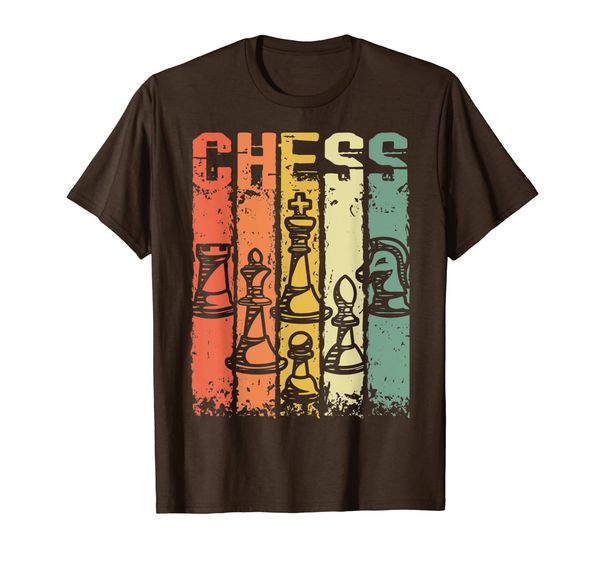 

retro chess characters | vintage style chess shirt | unisex, White;black