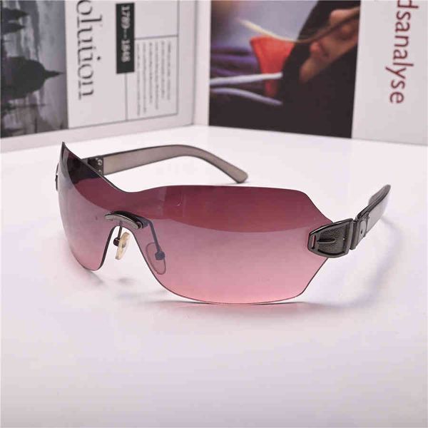 

luxury designer glasses one piece goggles male women fashion sunglasses anti reflection steampunk sun glasses for driving small face brown p, White;black