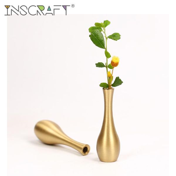 

vases tiny pure copper flower vase decorative mini metal artificial