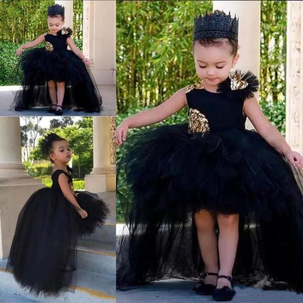 

girl's dresses 2021 romantic off the shoulder flower girls for wedding bride illusion long lace sleeves tulle champagne designer, Red;yellow