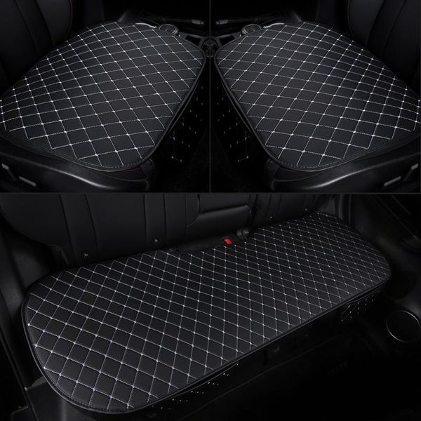

car seat covers 4 color universal auto protector pad mat breathable pu leather front rear back cover cushion