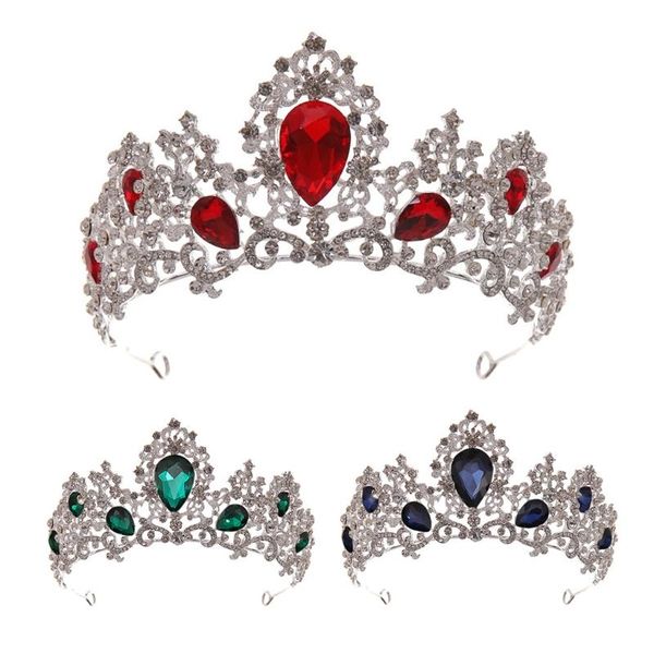 

hair clips & barrettes vintage royal tiaras hoop crystal leaf crown decorative bridal headpiece, Golden;silver