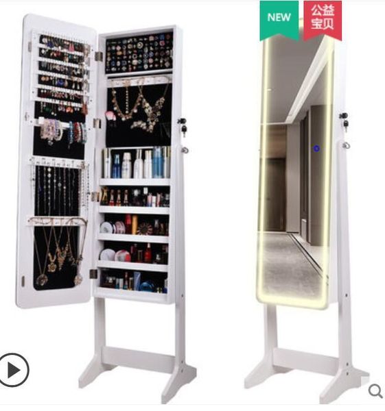 

mirrors full length whole body floor standing dressing mirror with lockers light