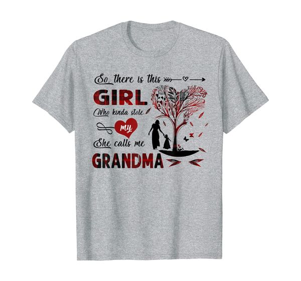 

so there is this girl who kinda stole my heart grandma t-shirt, White;black