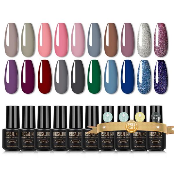 

nail art kits rosalind gel polish set design kit professional all for manicure need dryer base coat