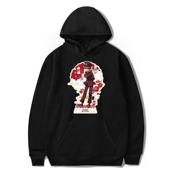 Japonya Anime Tuvalet Bound Hanako Kun Hoodies Erkek Kadın Harajuku Maga Baskılı Ceket Kazak Unisex Kazak Boy Giysileri H0909