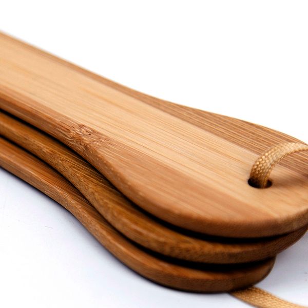 

natural bamboo sm spanking paddle print wood clap slap flap pat beat whip lash ass butt slave game toy for