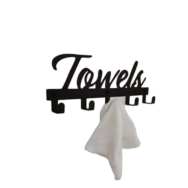 

hooks & rails towel hanging hook punch door hanger hat bag holder tie scarf key iron wall clothes coats rack decorative shelf