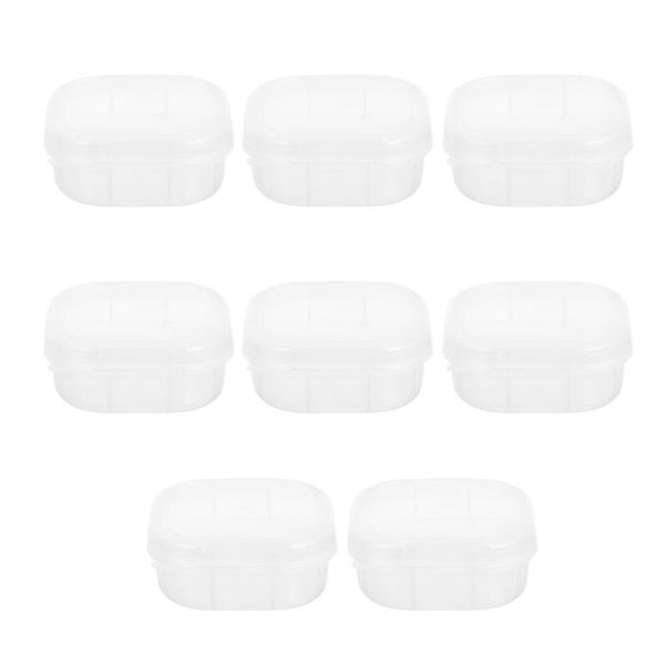 

storage drawers 8pcs boxes containers cases holders (transparent color)