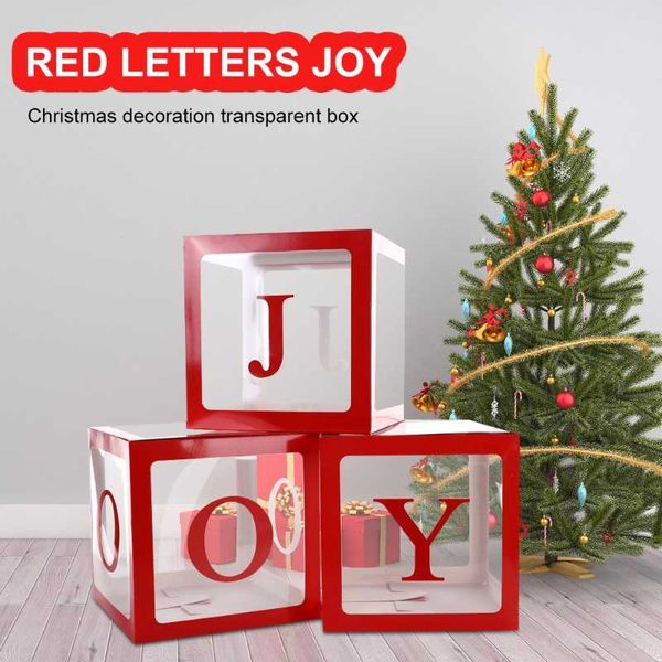 

gift wrap cube transparent boxes 3pcs joy 4pcs love baby creative christmas decoration box special party birthday