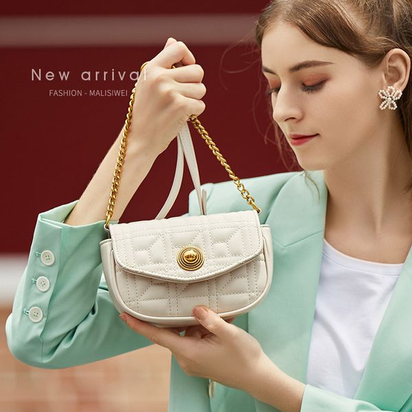 

spring and summer women 2021 new texture small fragrance chain bag