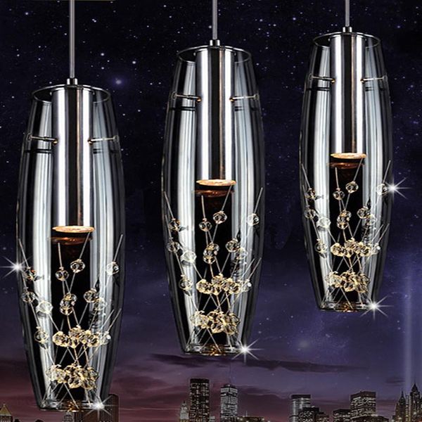 

pendant lamps crystal hanging lamp led light modern glass suspension fixtures living room dining kitchen decor home lighting