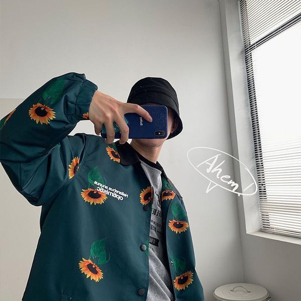 

2019 winter new korean version of the trend high street national tidejapaneseretrolining velvetdesign bf wind loose lapel jacket1, Black;brown