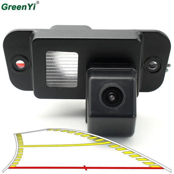 

car rear view cameras& parking sensors dynamic trajectory reverse backup camera for ssangyong rexton korando actyon vehicle tracks