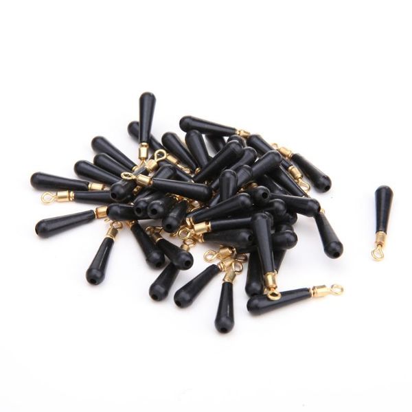 

fishing accessories 50pcs gear block rotation drift floats seat coppertools