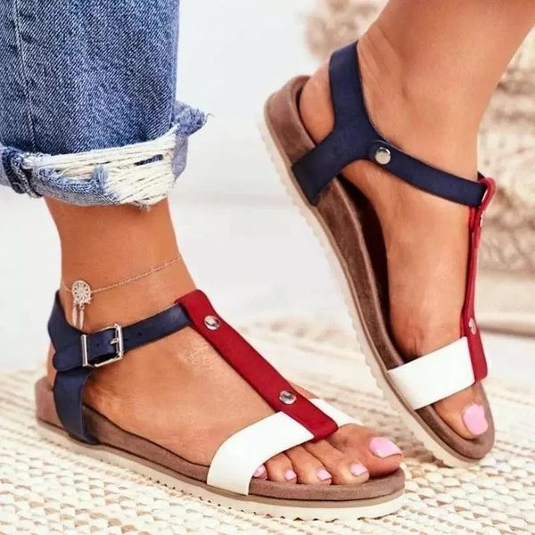 

sandals 2021 summer style women's fish mouth solid color tower buckle casual fashion interior outdoor slope heel beach shoes, Black