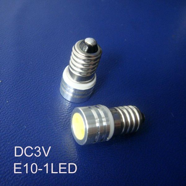 

bulbs e10 bulb 3vdc,cob 0.5w 3v e10,e10 led warning light,e10 signal instrument light 3v, 10pc/lot