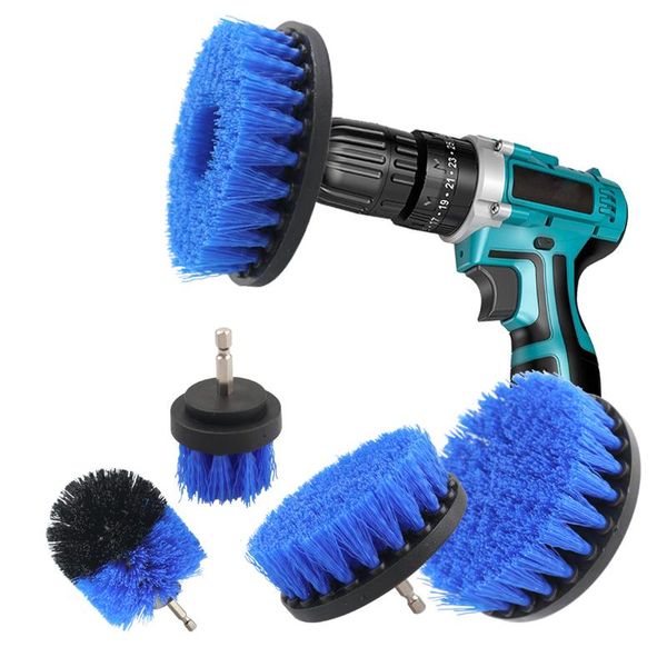 

car sponge 2/3.5/4/5'' electric floor cleaning brush drill plastic circular tool for automobile tire nylon
