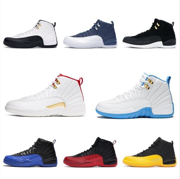

basketball shoes 12 12s utility twist gold flu black game dark blue concord indigo 12 fiba michigan taxi blue royal01 metallic
