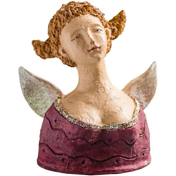 

decorative objects & figurines nordic resin angel character sculpture fairy garden miniatures crafts home decoration accessories creative gi