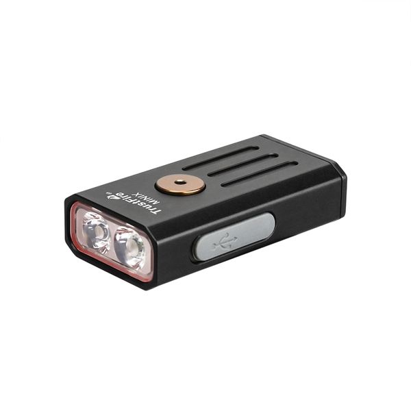 Wiederaufladbare EDC-UV-Taschenlampe Trustfire Minix 320 Lumen Uv/Rot USB Mini-Kette Typ C 4 Schaltmodi LED-Taschenlampe Beleuchtungslampen 211231