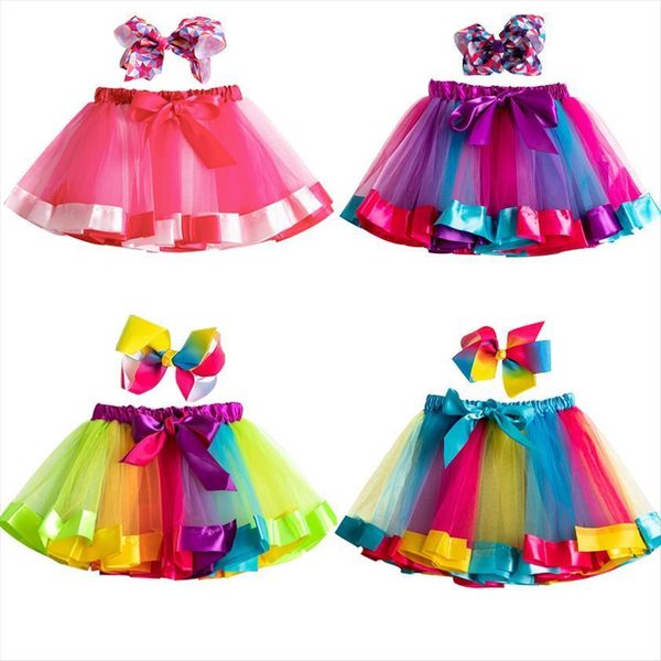 

summer unicorn tutu baby women skirt girl 12m 8t princess mini pettiskirt party rainbow tulle girls children clothing, Blue