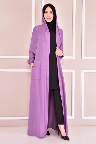 

ethnic clothing hooded dress lila ant3018, Red