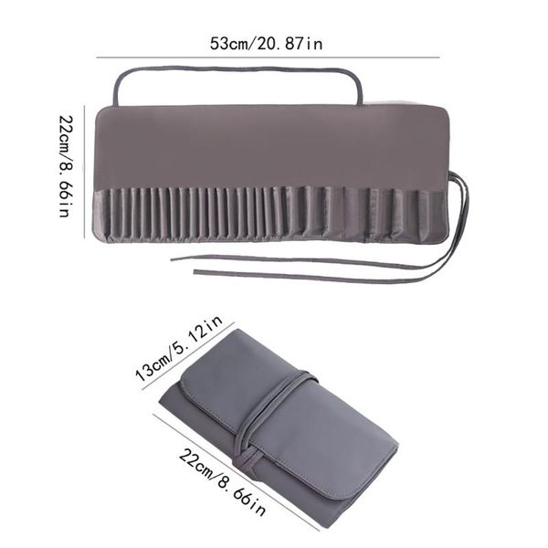 

storage bags makeup brush rolling case cosmetic bag pouch holder travel organizer