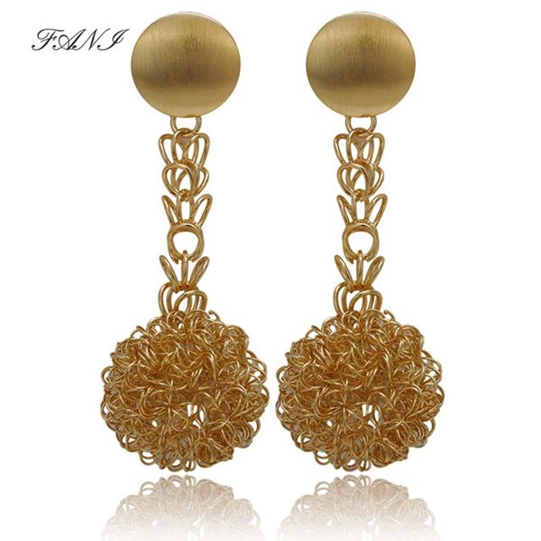 

earrings & necklace fani 2021 fashion jewelry long drop dangle for women wedding pattern quality, Silver