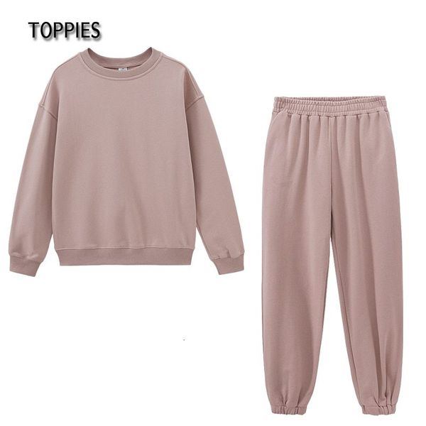 

new 2021 casual tracksuit womens pants suit female two piece set jacket white sweatpants jumpers wives clothes lxpc
