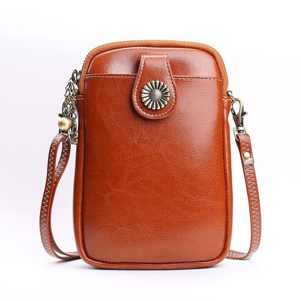 

evening bags elegant vintage cowhide shoulder for women fashion quality leather floral design crossbody handbag female coin purse b357