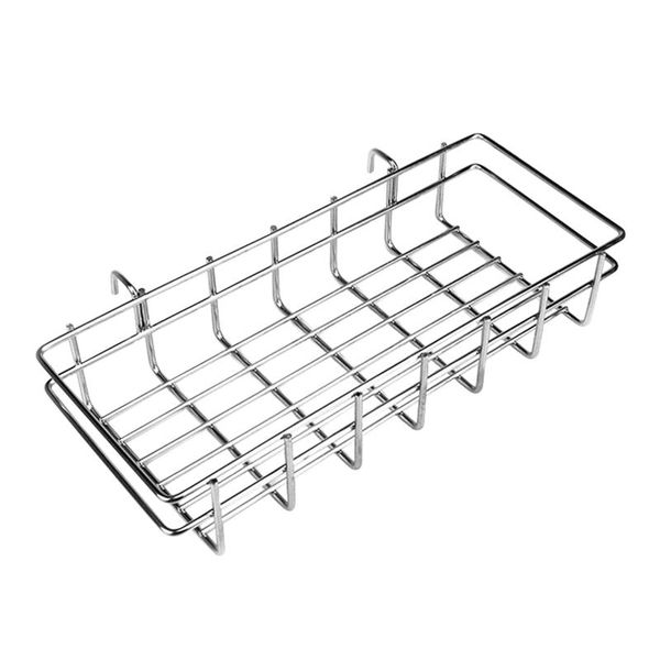 

tools & accessories camping storage holder picnic container for sauce spices stainless steel kitchen hanging basket portable grill side