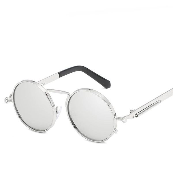 

sunglasses europe and the united states round color film spring leg polarized fashion trend, White;black