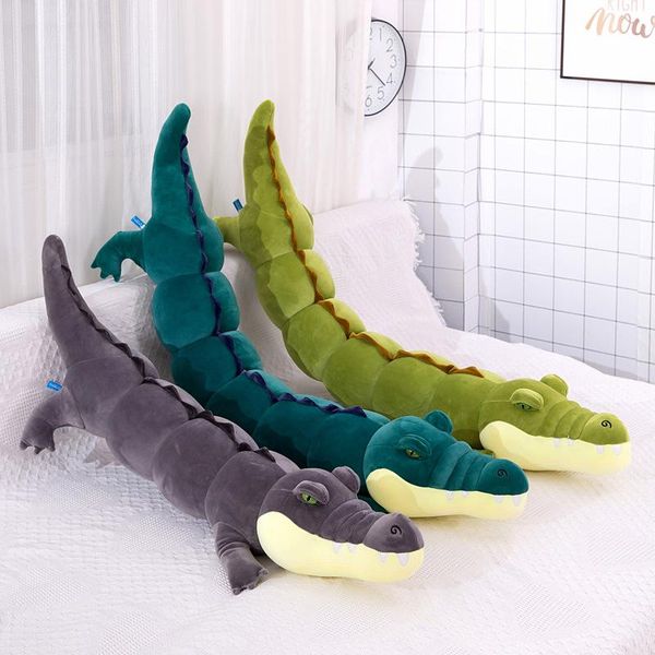 

pillow special offer rushed simulation crocodile plush caroon long sleeping super soft stuffed toy back birthday pillows