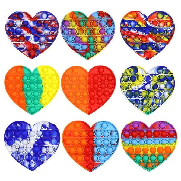 

camo push popit bubble sensory fidget toy autism squishy stress reliever toys kid unicorn pop it fidget toys 2021 new