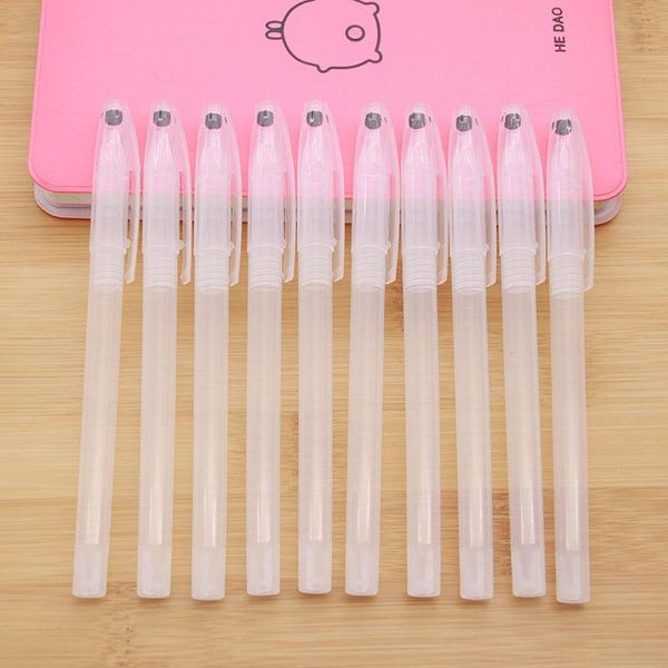 

gel pens 10pcs pen case ballpoint pilot transparent handle shell cover simple styple school stationary office supplies 040201