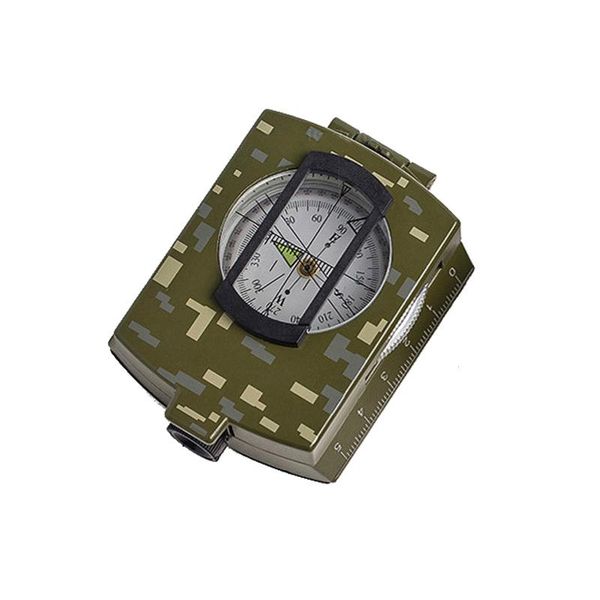 

outdoor gadgets multifunctional alloy compass luminous folding for hiking camping &t8