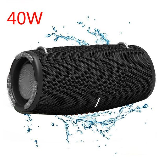 

Portable Speakers 40W High Power Bluetooth Subwoofer TWS Wireless Outdoor Waterproof Music Player Sound Box Column Caixa De Som