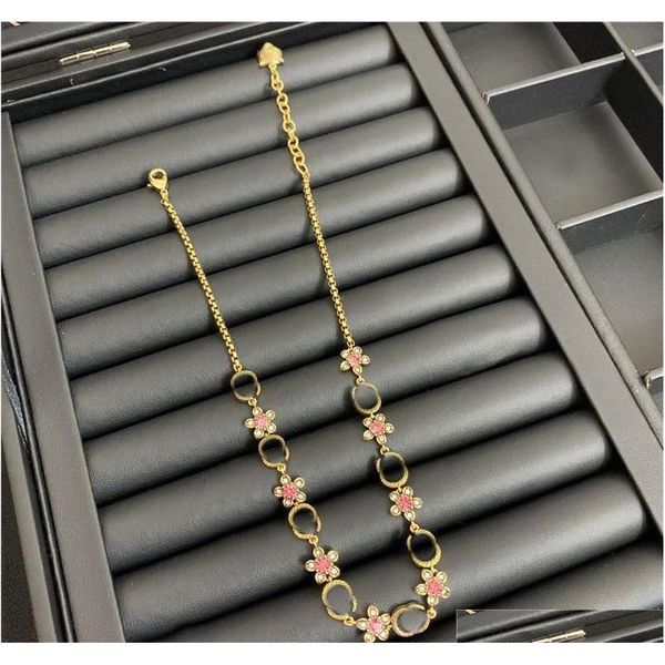 

vintage crystal necklace sets flowers letters jewelry sets diamond bracelet women rings necklace charm jllwyg bdesybag, Black